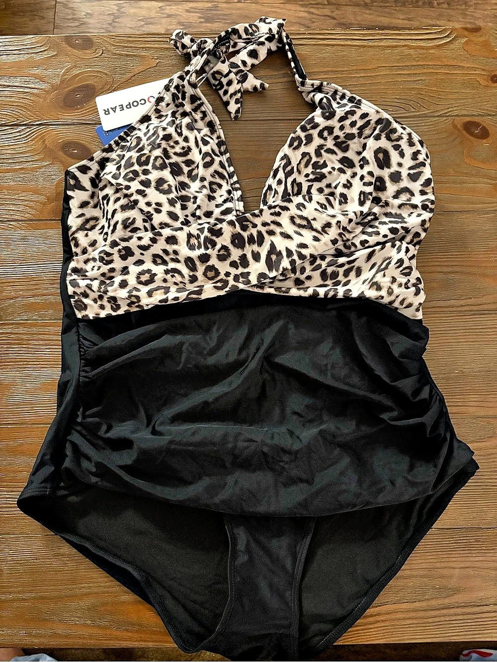 Cocopear One Piece Animal Print Swimsuit 3XL NWT